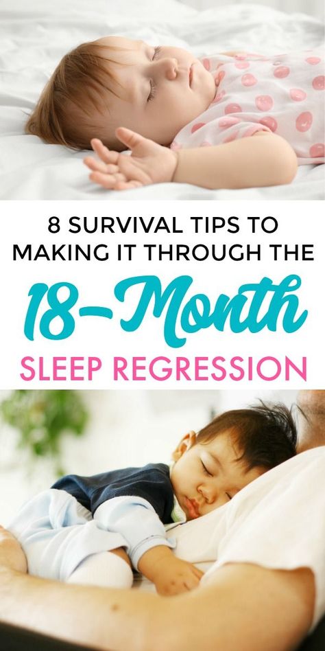 8 Survival Tips for the 18 Month Sleep Regression. What is Happening at 18 Months & How to Help Your Toddler Through the 18 Month Sleep Regression. #18monthsleepregression #toddlersleepregression #sleepregressiontoddler #tipsfor18monthsleepregression #sleepregressionages #toddlernotsleeping #toddlersleeproblems 10 Month Sleep Regression, 8 Month Sleep Regression, Sleep Regression Ages, Toddler Sleep Regression, Sleep Regressions, Baby Sleep Regression, Gentle Sleep Training, Baby Schedule, Baby Sleep Schedule