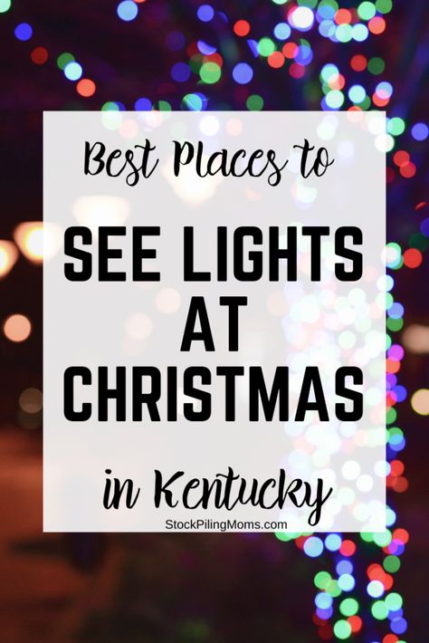 Christmas In Kentucky, Looking At Christmas Lights, Places To Take Toddlers, Kentucky Christmas, Kentucky Travel, Christmas Express, Christmas Light Displays, Cabin Christmas, Christmas Place