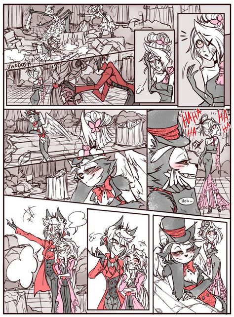 Ride Drawing, Hazbin Hotel Husk, Black And White Comics, Art Account, Hazbin Hotel Charlie, Late Birthday, Alastor Hazbin Hotel, Vivziepop Hazbin Hotel, Hotel Art