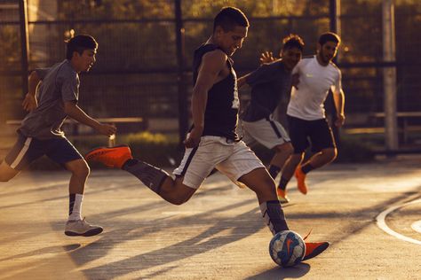 Nike's 'Inside Small Sided' Highlights the Street Soccer Culture of Santiago de Chile Kids Playing Football, Christopher Anderson, Street Football, Nike Street, Street Soccer, Sport Fashion Photography, Soccer Photography, Soccer Tournament, Soccer Event