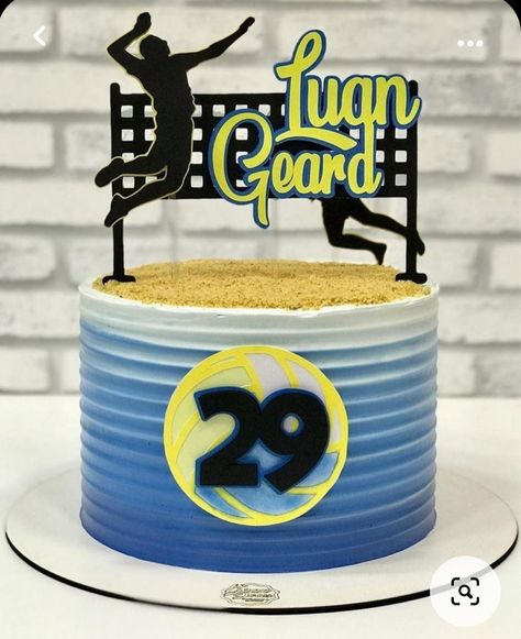 Volleyball Cake Ideas, Volleyball Birthday Cakes, 21st Bday Ideas, 13 Birthday Cake, Shoe Cake, Beautiful Birthday Cakes, 13th Birthday, Kit Digital, Party Cakes