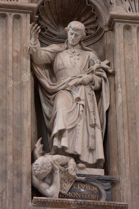 (26) JONATHAN RICARD on Twitter: "@PrayerHarbor https://t.co/TZQMT2Yr49" / Twitter St Louis De Montfort, Pope Saint John Paul Ii, Ancient Greek Sculpture, Catholic Statues, St Peters Basilica, Catholic Priest, Blessed Virgin, Blessed Virgin Mary, Catholic Art