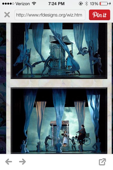 Twister Wizard Of Oz Set Design, The Wiz Musical, Wizard Of Oz Set, Wizard Of Oz Musical, Wicked Musical, Set Design Theatre, Theatre Set, Broadway Musicals, Stage Design