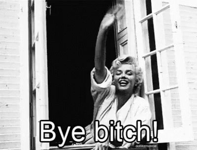 Marilyn Monroe Bye GIF - MarilynMonroe Bye Waving - Discover & Share GIFs Bye Felicia, Funny P, Jack Kirby, Norma Jean, Norma Jeane, E Card, Why People, Nicki Minaj, How I Feel