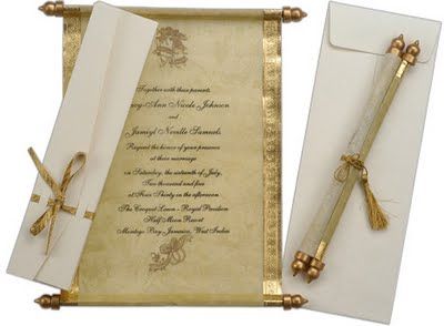 Royal wedding invitation - Now if we could only hire a squire to hand deliver them in a horse drawn carriage... #CupcakeDreamWedding #invitation Scroll Invitations, Royal Wedding Invitation, Wedding Scroll, Egyptian Wedding, Scroll Wedding Invitations, Queens Wedding, Scroll Invitation, Queen Wedding, Royal Theme