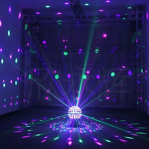 Rave Party Decorations, Disco Ball Light, Led Party Lights, Concert Lights, Karaoke Room, Led Party, Led Stage, Ball Lamp, Magic Ball