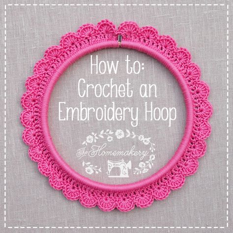 I confess I have a little bit of a love affair with HoopLa! For those of you not sure what I’m on... Crochet Frame, Crochet Hoop, Yarn Projects, Embroidery Hoop Art, Love Crochet, Crochet Home, How To Crochet, Crochet Techniques, Crochet Accessories