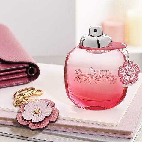 Enjoy the beautiful fragrance of this luxury brand name . . ð¸ http://ow.ly/svMn50DeCrM Coach Floral Blush, Silver Spray, Coach Floral, Goji Berry, The Big Apple, Heart Notes, American Spirit, Goji Berries, Tea Roses