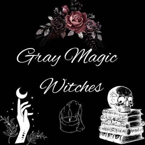 A Gray Magic Witch is someone who practices both black and white magic. Gray Magic Witches determine the type of magic they will use depending on the situation, often working with spirits to help them in their rituals. A Gray Magic Witch will often fight for justice and find ways to correct wrong doings and ensure that circumstances of wrong doings are corrected. They will use either black or white magic depending on which feels right depending on each injustice. Gray Magic, Gray Witch, Grey Witch, Witch Will, Types Of Magic, The Cauldron, Magic Witch, White Magic, Witchy Things