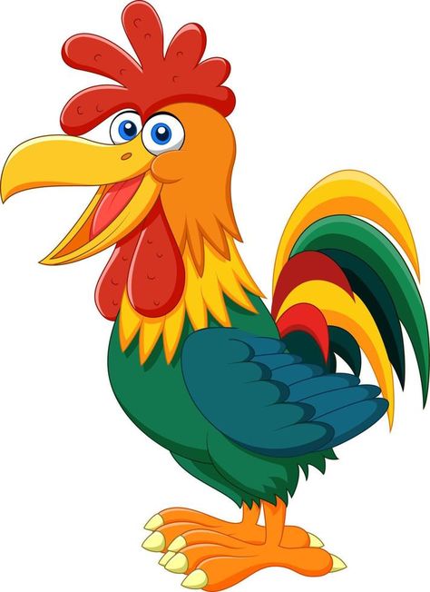 Cute rooster cartoon Rooster Cartoon, Cartoon Rooster, Cartoon Chicken, Cartoon Cartoon, Drawing Cartoon, Cartoon Drawing, Cartoon Drawings, Vector Icons, Rooster