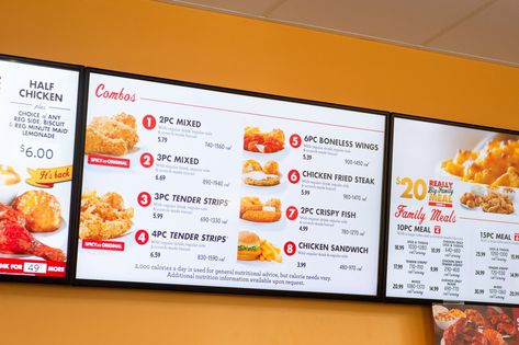 Menu Board Design, Container Restaurant, Digital Menu Boards, Store Signage, Quick Service Restaurant, Fast Food Menu, Digital Menu, Menu Boards, Food Menu Design