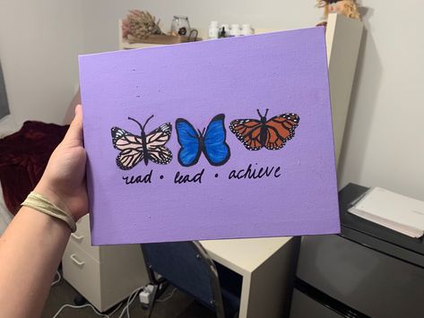 Pi Phi Canvas Paintings, Phi Mu Sorority Canvas, Alpha Phi Canvas Painting, Sorority Canvas Butterfly, Theta Phi Alpha Canvas, Big Little Basket, Pi Phi, Butterfly Canvas, Pi Beta Phi