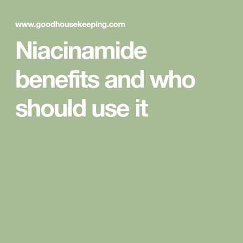 Niacinamide benefits and who should use it Niacinamide Benefits, Zinc Benefits, Best Serums, Best Serum, Skincare Ingredients, Hard Working, Skincare Routine, Being Used, Health Benefits