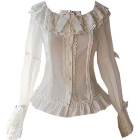 Partiss Womens Classic Multi Lace Layers Sweet Chiffon Tops Lolita... (1.555 ARS) ❤ liked on Polyvore featuring tops, blouses, chiffon layered top, lace blouse, chiffon tops, lacy tops and double layer top Lacy Blouse, Brown Lace Top, Blouse Chiffon, Double Layer Top, Emo Aesthetic, Lacy Tops, Streetwear Grunge, Lace Layers, Layered Blouse