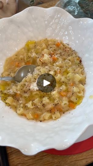 52K views · 5.4K reactions | When it’s cold out and you need a comforting pick me up. This is pasta e patate e Fagioli. #cooking #easyrecipe #homecook #dinner #homecooking #eating #cookingtime #italianfood #pasta #foodie #foodies #lunch #comfortfood #goodfood #recipes | Corre Larkin Peasant Soup, Yummy Soup Recipes, Pasta E Patate, Party Meals, Pasta Fagioli Soup, Polish Dishes, Peasant Food, Portland Food, Soup Slow Cooker