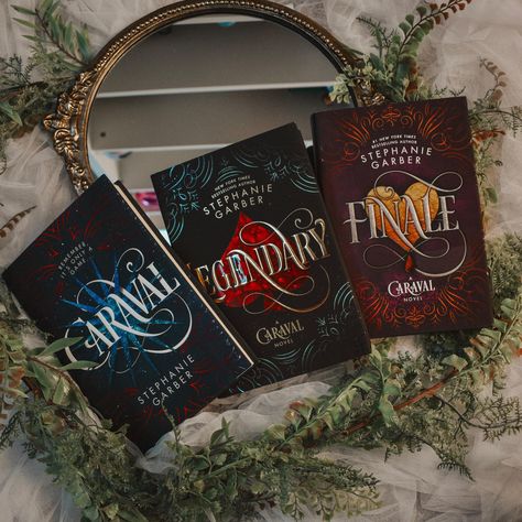 I took these pictures a while ago, but never posted them with my Caraval post! I just thought this was too pretty not to post 🖤 ⭒ ⭒ ⭒ ⭒ ⭒ 🏷️ #books #booklover #bookphotography #bookrecs #popularbooks #bookseries #trilogy #caraval #caravalseries #legendary #finale #stephaniegarber Caraval Book, Fantasy Books To Read, Novel Games, Fantasy Novels, Popular Books, Book Inspiration, Books To Buy, I Love Books, Book Photography