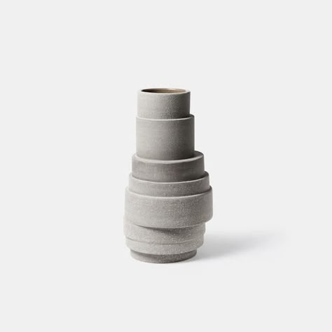 Pila Vase / Tall - Monologue London Coil Pot, Ceramic Vessels, Ceramics Inspiration, Ceramics Sculpture, Hand Building, Ceramic Inspiration, Store Design Interior, Pottery Clay, Keramik Vase