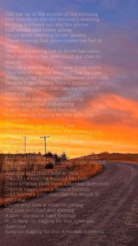 Arkansas diamond ~ Waylon Wyatt Waylon Wyatt Wallpaper, Waylon Wyatt, Diamonds Lyrics, Country Lyrics Quotes, Half Awake, Country Lyrics, Country Music Quotes, Lyrics Quotes, Lyric Quotes