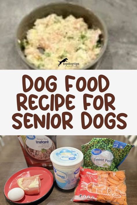 Senior Dog Food, Dog Food Recipe, Dog Food Allergies, Senior Dog Food Recipes, Diy Dog Food, Senior Dogs, Wet Dog, Dog Nutrition, Dog Diet