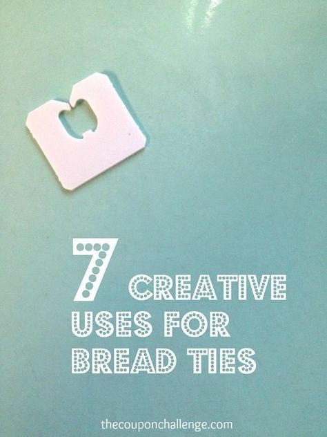 Bread Ties Crafts, Bread Tabs, Bread Ties, Bread Tags, Bread Clip, Tie Crafts, Gadgets Kitchen Cooking, Bread Bags, Upcycle Recycle