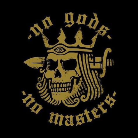 No Gods No Masters Tattoo, Fall Shirt Ideas, No Gods No Masters, Handpoke Tattoo, Tshirt Custom, Skeleton Art, Graphic Tshirt Design, Fall Shirt, Skull Art