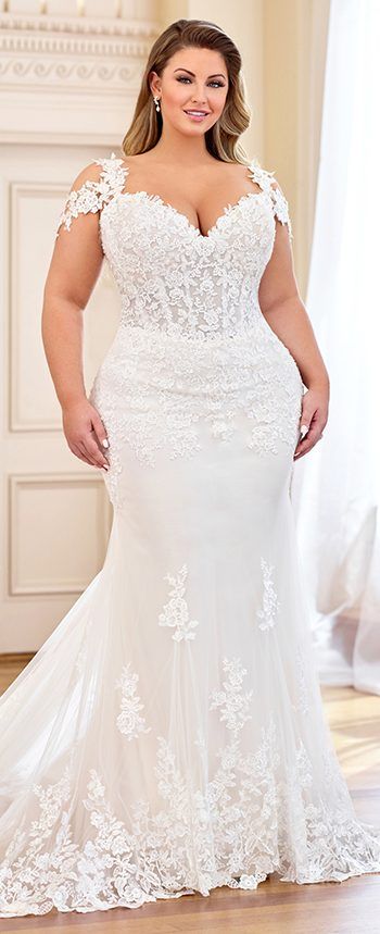 Martin Thornburg, Plus Wedding Dresses, Sophia Tolli, Plus Size Wedding Gowns, Pnina Tornai, Curvy Bride, Fit And Flare Wedding Dress, White Wedding Dress, Fitted Wedding Dress