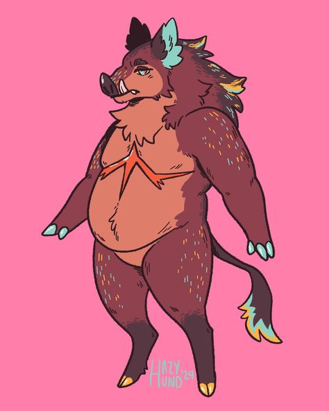 OTA big boar fella 🐷🌀✨ offer anything, usd takes priority (usd > mixed offers > art/characters) ab: 45usd CURRENT OFFER: . . . #furryadopt #furryadoptables #ocsale #charactersale #characterdesign #characters #characterart #adopt #adopts #adoptables #furryadopts #furryadoptsforsale #furryadoptsopen #boar #pig #javelina #boarcharacter #stylizedart Boar Character Art, Pig Fursona, Fursona Design, Boar Art, Anthro Animals, Degenerate Art, Anthro Art, Custom Character, Fuzzy Wuzzy