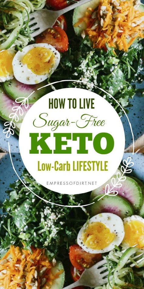 The keto diet is a lifestyle that breaks free of sugar addiction through low-carb food options. #keto #lowcarb #empressofdirt Keto Eating, Food Keto, Keto Diet List, Keto Tips, Sugar Free Diet, Protein Diet, Diet Breakfast Recipes, Best Keto Diet, Keto Lifestyle