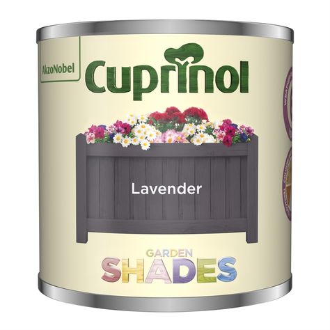 Cuprinol Garden Shades Testers are perfect for choosing a fresh new colour in your garden Cuprinol Silver Birch, Cuprinol Urban Slate, Cuprinol Garden Shades, Pot Diy, Sage Garden, Wild Thyme, Garden Wood, Brick Stone, Lavender Garden