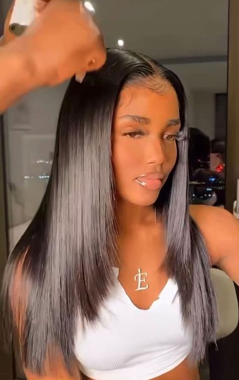 12 Inch Wig Black Women, Shoulder Length Hair Wig Black Women, Layered Black Wig Black Women, Different Bob Styles For Black Women, Braid Hairstyles 2023 Trends, Wig Hairstyles With Scarf, 22 Inch Wig Straight, Sew In Weave With Leave Out Layers, Layered Closure Sew In