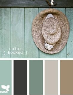 Color Inspiration: Seafoam Green - Kenneth Walter Seafoam Green Bedroom, Teal Color Palette, Kitchen Wall Colors, House Color Schemes, Exterior Paint Colors For House, Coastal Living Rooms, Coastal Colors, Room Color Schemes, Design Seeds