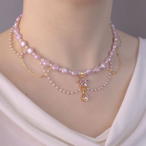 Royalcore Jewelry, Elegant Vintage Aesthetic, Princess Choker, Cottagecore Princess, Ethereal Jewelry, Dr Wardrobe, Aesthetic Necklace, Beads Craft Jewelry, Pretty Jewelry Necklaces