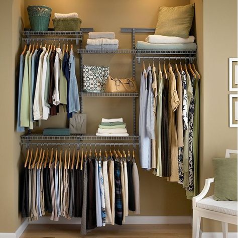 Fits Multiple Closets Messy Closet, Closet Shelf Organization, Open Closet, Organization Products, Closet Room, Large Closet, Design Apartment, Closet Shelves, Closet Organizer