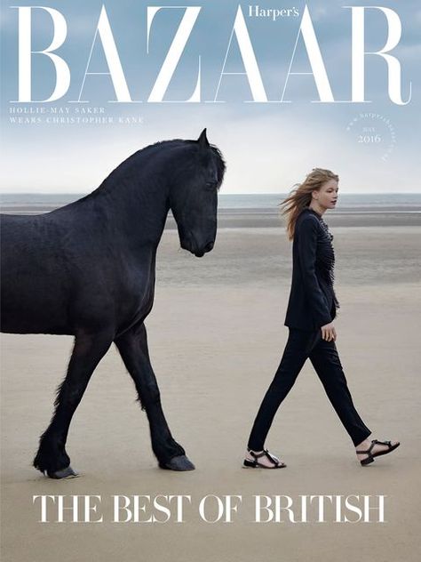 Harpers Bazaar Covers, Horse Photography Poses, Magazine Cover Ideas, Fashion Magazine Design, Magazine Ideas, Horse Ideas, Horse Fashion, 사진 촬영 포즈, Fashion Magazine Cover