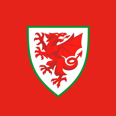 Welsh FA unveils simplified dragon as new visual identity Wales National Football Team, Wales Football, Welsh Football, Wales Flag, Welsh Flag, Wallpaper Images Hd, Swansea City, New Dragon, Sports Wallpapers