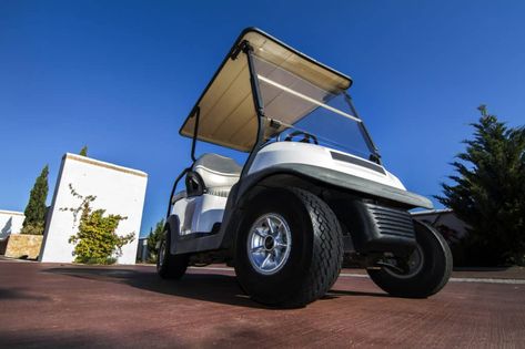 Golf Car, Golf Cart, Golf Carts, How To Paint, Step Guide, Roof, Step By Step, Golf, Stock Photos