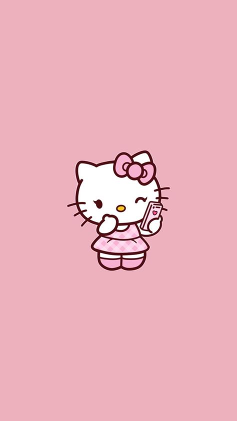 Pink  hello kitty - hello kitty - pink - hello kitty wallpaper - Lock Screen- background - hello kitty things-  hello kitty phones Hello Kitty Phone Wallpaper, Classic Hello Kitty, Vibes Photos, Hello Kitty Style, Kitty Style, Pink Wallpaper Hello Kitty, Iphone Lock Screen, Melody Wallpaper, Queens Wallpaper