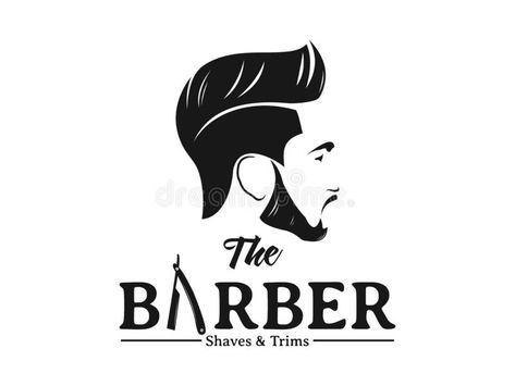 Illustration about men barbershop hairstylist banner logo badge vector design template. Illustration of vector, logo, shave - 139643416 Hair Logos, Logo Design Hair, Hair Salon Art, Barber Shop Logo, Hair Logo Design, Banner Logo, Barber Logo, Hair Salon Logos, Advertising Logo