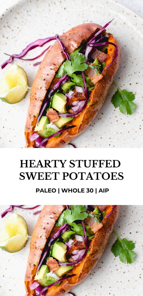 Aip Carrot Recipes, Aip Lunch, Aip Breakfast, Sweet Potato Bowls, Stuffed Sweet Potatoes, Cabbage And Bacon, Bbq Sides, Aip Paleo, Aip Recipes