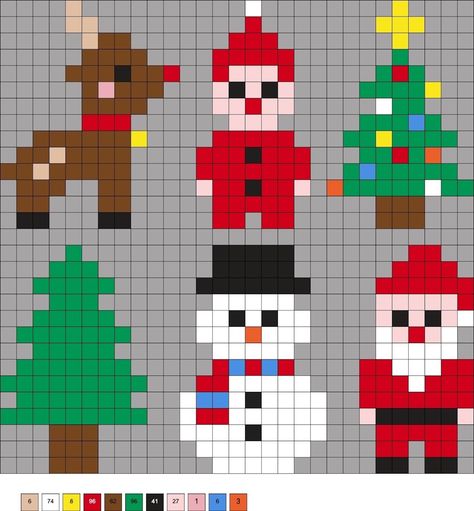 Unleash your holiday creativity with Christmas perler beads! You'll love these patterns including Santa, reindeer, wreaths, angels, elves, the Grinch, and more. Pearl Beads Pattern Christmas, Melty Beads Christmas Patterns, Pixel Art Templates Christmas, Reindeer Perler Bead Patterns, Perler Bead Santa, Santa Perler Bead Pattern, Gingerbread Perler Beads, Peeler Bead Ornament, Reindeer Perler Beads