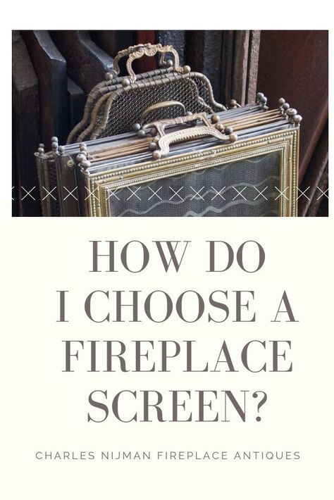 Diy Fireplace Screen, Fireplace Guard, Decorative Fireplace Screens, Hearth Decor, Fireplace Glass Doors, Hiding Ugly, Fire Screen, Good View, Fireplace Screen