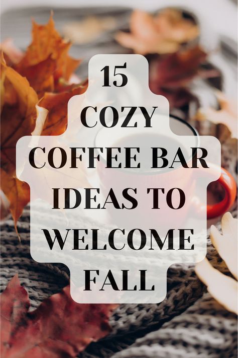 coffee bar ideas Snack Display Ideas, Seasonal Coffee Bar, Simple Coffee Bar, Cozy Coffee Bar, Coffee Bar Decorations, Coffee Bar Styling, Coffee Bar At Home, Snack Display, Coffee Station Ideas