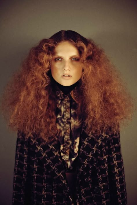 Hair Editorial, Avant Garde Hair, Hair Puff, Trends Magazine, Editorial Hair, Big Curls, Hair Magazine, Frizzy Hair, Winter Trends