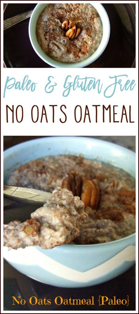 No Oats Oatmeal {Paleo} Paleo Oatmeal, Keto Oatmeal, Healthy Foods To Make, Keto Granola, Breakfast Porridge, Eating Eggs, Low Carb Breakfast Recipes, No Calorie Foods, Paleo Breakfast