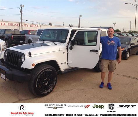 https://flic.kr/p/sPns9d | #HappyAnniversary to Marvin Prictchett on your 2014 #Jeep #Wrangler Unlimited from Brent Billingsly at Randall Noe Chrysler Dodge Jeep RAM! | <a href="http://www.randallnoechryslerdodge.com/?utm_source=Flickr&utm_medium=DMaxxPhoto&utm_campaign=DeliveryMaxx" rel="nofollow">www.randallnoechryslerdodge.com/?utm_source=Flickr&ut...</a> Chrysler Dodge Jeep, Wrangler Unlimited, Jeep Wrangler Unlimited, Happy Anniversary, Jeep Wrangler, New Cars, Dodge, Ram, Jeep