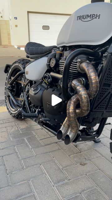 John Paul Lacey on Instagram: "Cleaned up ready for Summer.
_
_
_

#triumphmotorcycles #motorcycle #bobber #asmr #exhaust #soundon #bikers #listentothis #caferacer #thorntonhundredmotorcycles #gta #triumph #motorcycles #white #tires #thruxton #thruxtonr #wheelie #scrambler #motorcyclelife #streetstyle #custom #custombike #triumphbonneville #triumphbobber #triumphscrambler #audio #viralsound #snowbobber" Triumph Scrambler Custom, Triumph Bobber Custom, White Tires, Motorcycle Bobber, Triumph Bobber, Triumph Thruxton, Triumph Scrambler, Triumph Bonneville, Triumph Motorcycles