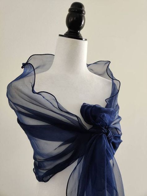 Tulle Shawl, Sheer Shawl, Purple Shawl, Navy Blue Prom Dresses, Blue Shawl, Evening Shawls, Chiffon Shawl, Bridal Shawl, Sheer Scarf