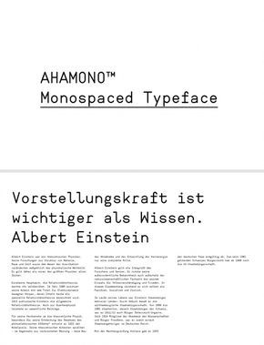 Ahamono - A free monospaced typeface by Alfredo Marco Pradil. Download Font Monospace Font Design, Monospace Design, Monotype Font, Monospaced Font, Monospace Font, Web Design Font, Minimalistic Typography, Font Love, Condensed Font