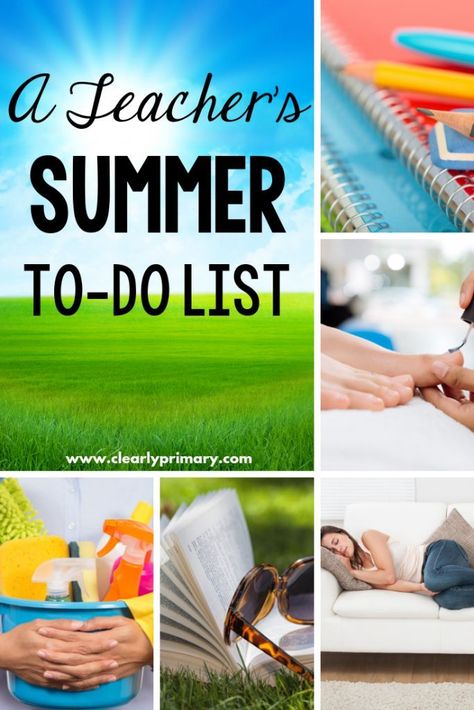 Summer Prep, Summer Cleaning, Bored Teachers, Summer Tips, Summer To Do List, Teacher Summer, Summer Schedule, Summer Challenge, Secondary Teacher