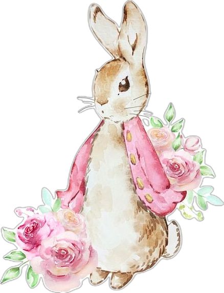 Watercolor illustration of peter bunny w... | Premium Vector #Freepik #vector #peter-rabbit #watercolor-bunny #cute-watercolor #watercolor-rabbit Peter Rabbit Illustration, Bouquet Of Pink Flowers, Beatrix Potter Illustrations, Easter Watercolor, Peter Rabbit Birthday, Peter Rabbit Party, Rabbit Pictures, Peter Rabbit And Friends, Bunny Watercolor